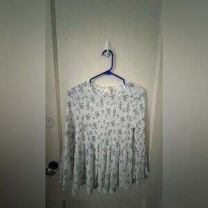 Adiva flowy long sleeve top